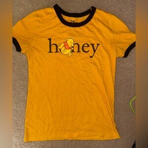 Disney Yellow Winnie the Pooh Honey T-Shirt